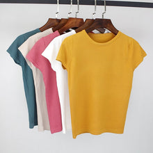 Load image into Gallery viewer, ONLYSTAR Summer Knitted Women T shirt