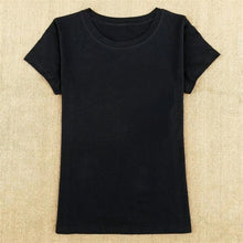 Load image into Gallery viewer, Gold Color VOGUE Print Tshirt Women Tops Summer