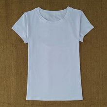 Load image into Gallery viewer, Gold Color VOGUE Print Tshirt Women Tops Summer