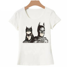 Load image into Gallery viewer, New Summer Women Tops 2019 Batman and Catwoman