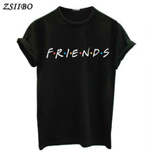 Load image into Gallery viewer, FRIENDS Letter t shirt Women tshirt