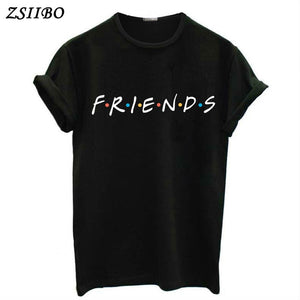 FRIENDS Letter t shirt Women tshirt