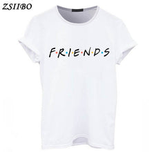 Load image into Gallery viewer, FRIENDS Letter t shirt Women tshirt