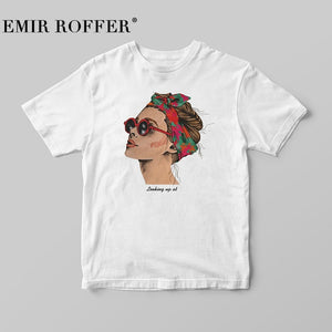 EMIR ROFFER 2019 Fashion Cool Print Female T-shirt