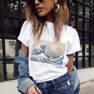 2019 Summer Women T-shirt VOGUE Letter Printed Tshirts