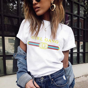 2019 Summer Women T-shirt VOGUE Letter Printed Tshirts