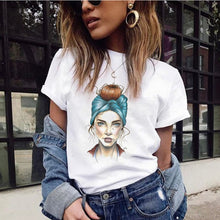 Load image into Gallery viewer, 2019 Summer Women T-shirt VOGUE Letter Printed Tshirts